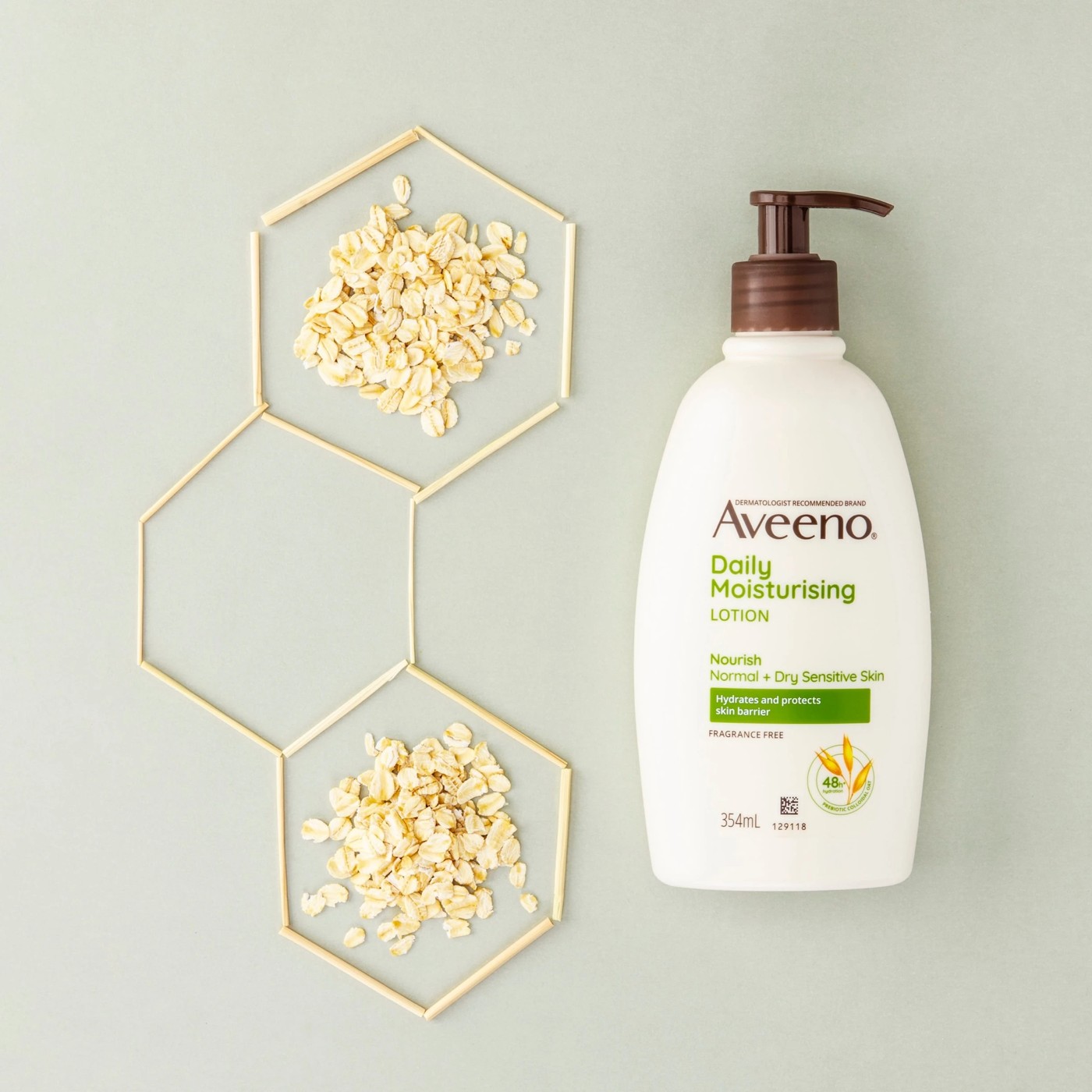 Aveeno Active Naturals Daily Moisturising Body Lotion 354ml - Natural Colloidal Oatmeal 5 of 5