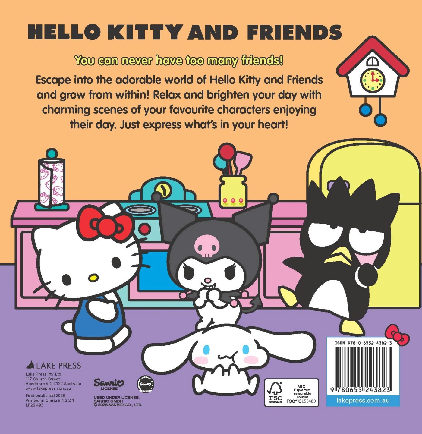 Cosy Colouring: Hello Kitty and Friends - Book 2 of 3
