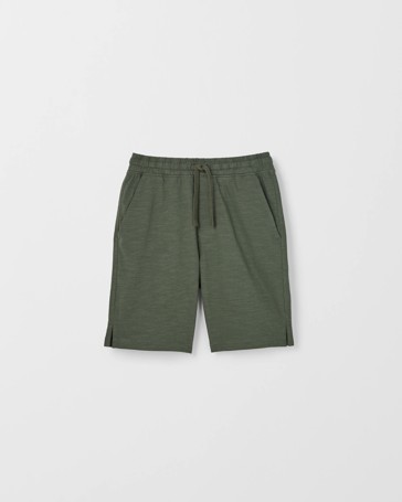 Elastic Waist Sweat Shorts