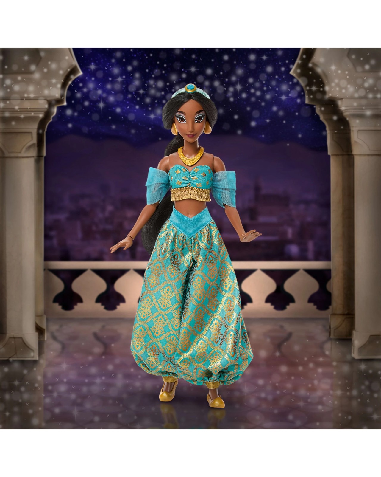 Disney Princess Sparkling Princess Series Jasmine Fashion Doll 6 of 6
