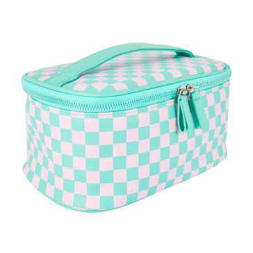 Makeup Bag, Green and Pink - OXX Cosmetics