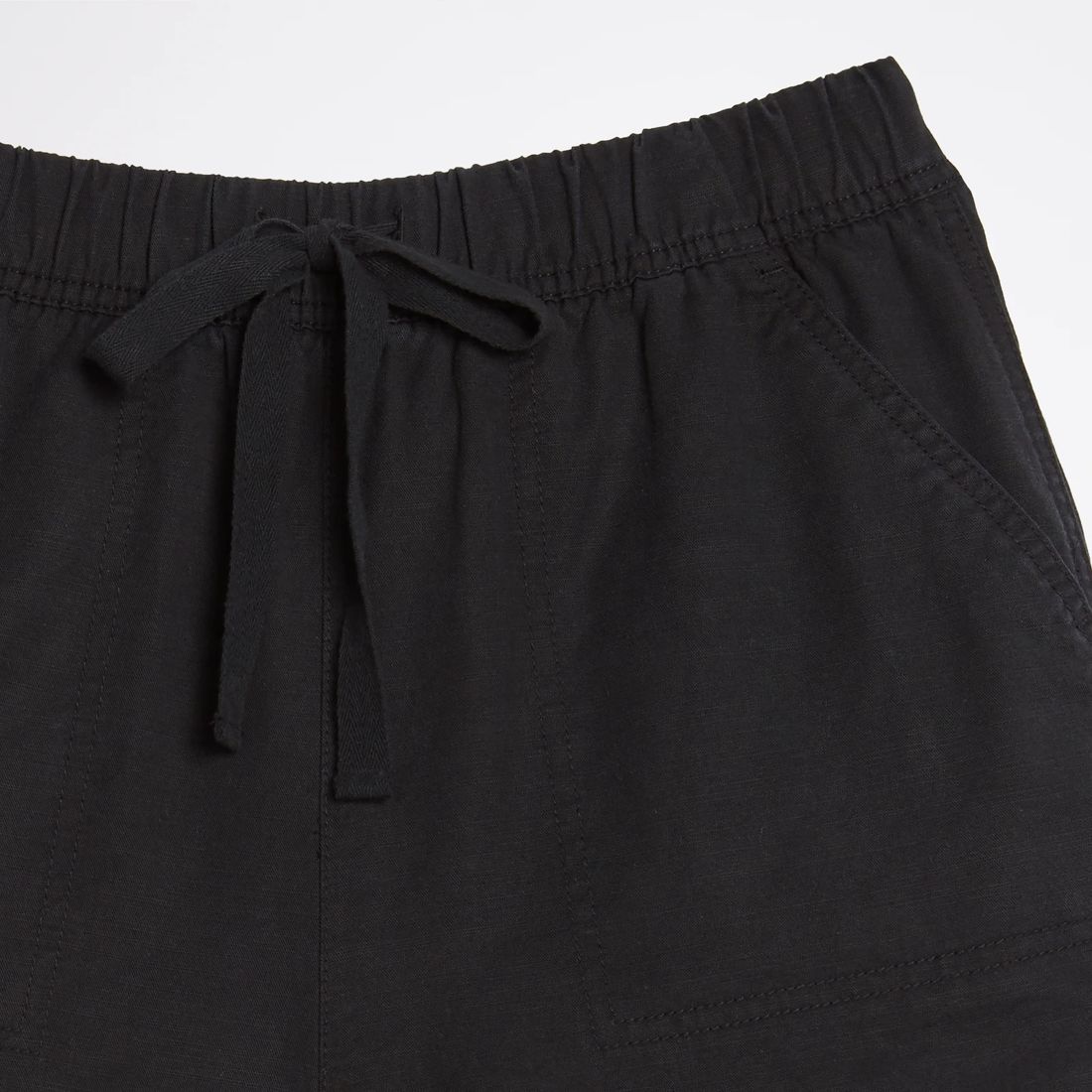 Pull On Slub Short Black Beauty Target Australia