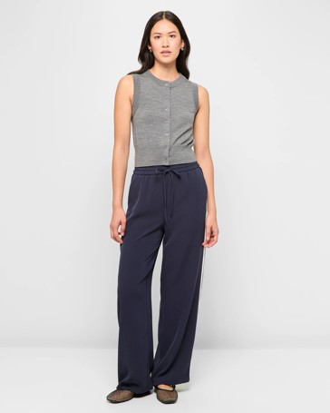 Relaxed Side Piping Detail Pants - Preview