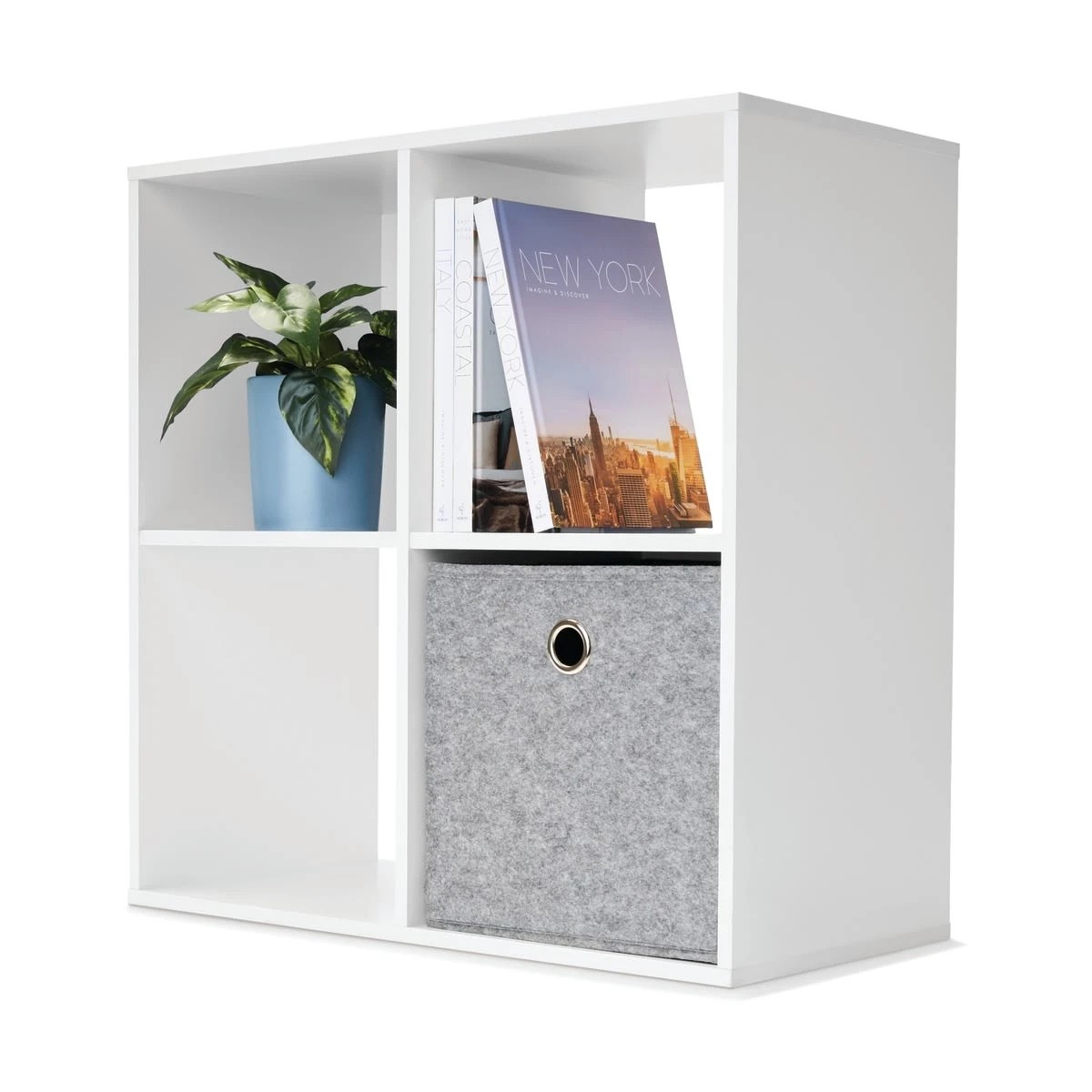 Anko 4 Cube Display Storage Unit - White 3 of 4