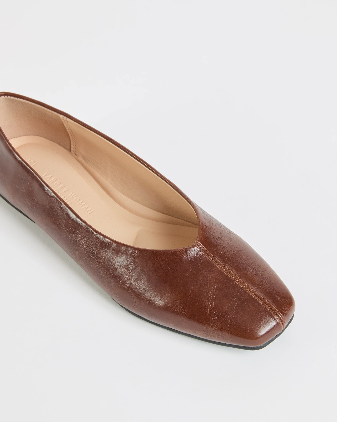 Sola Square Toe Ballet Flats - Antique Brown 3 of 3