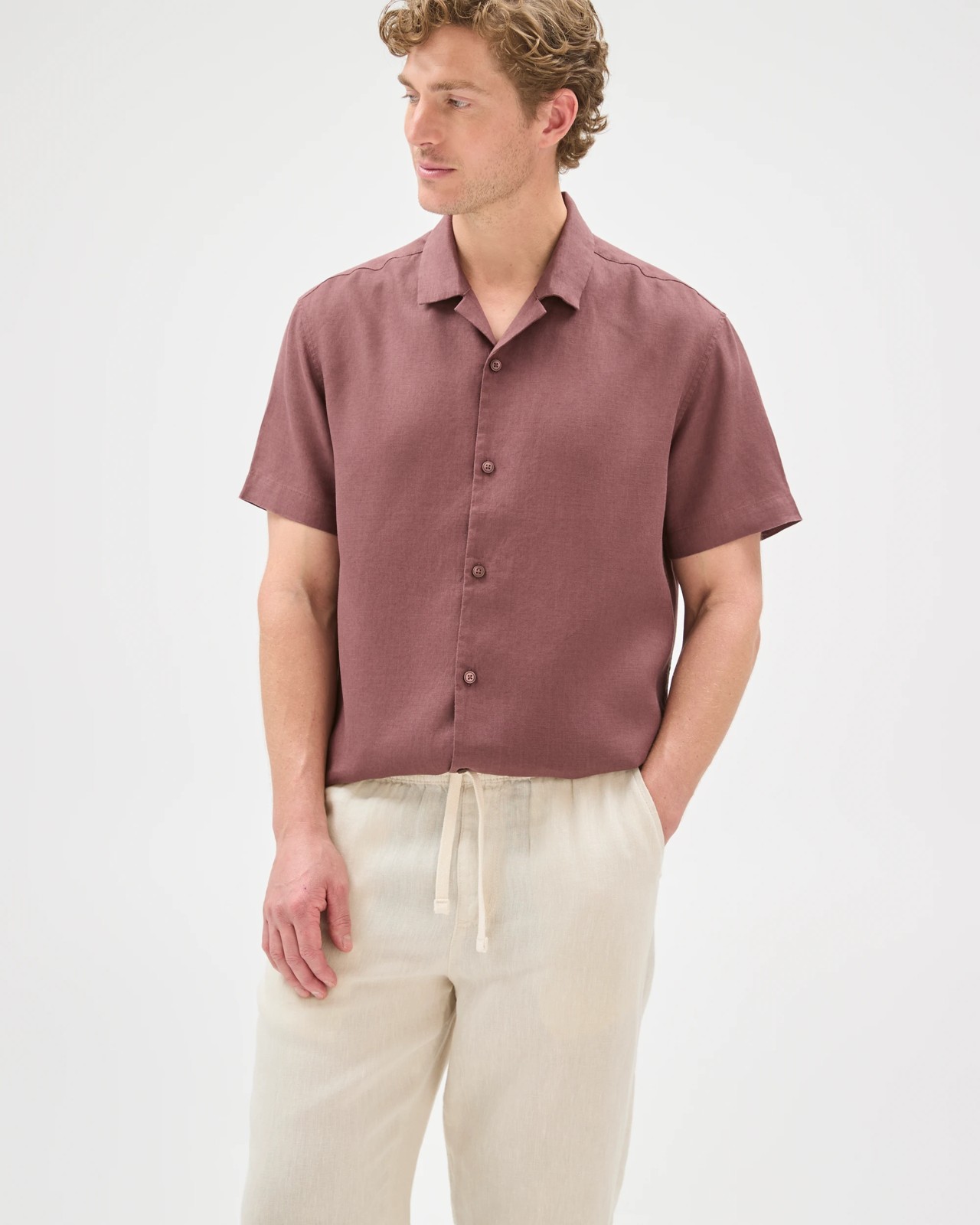 European Linen Full Length Pants 4 of 5