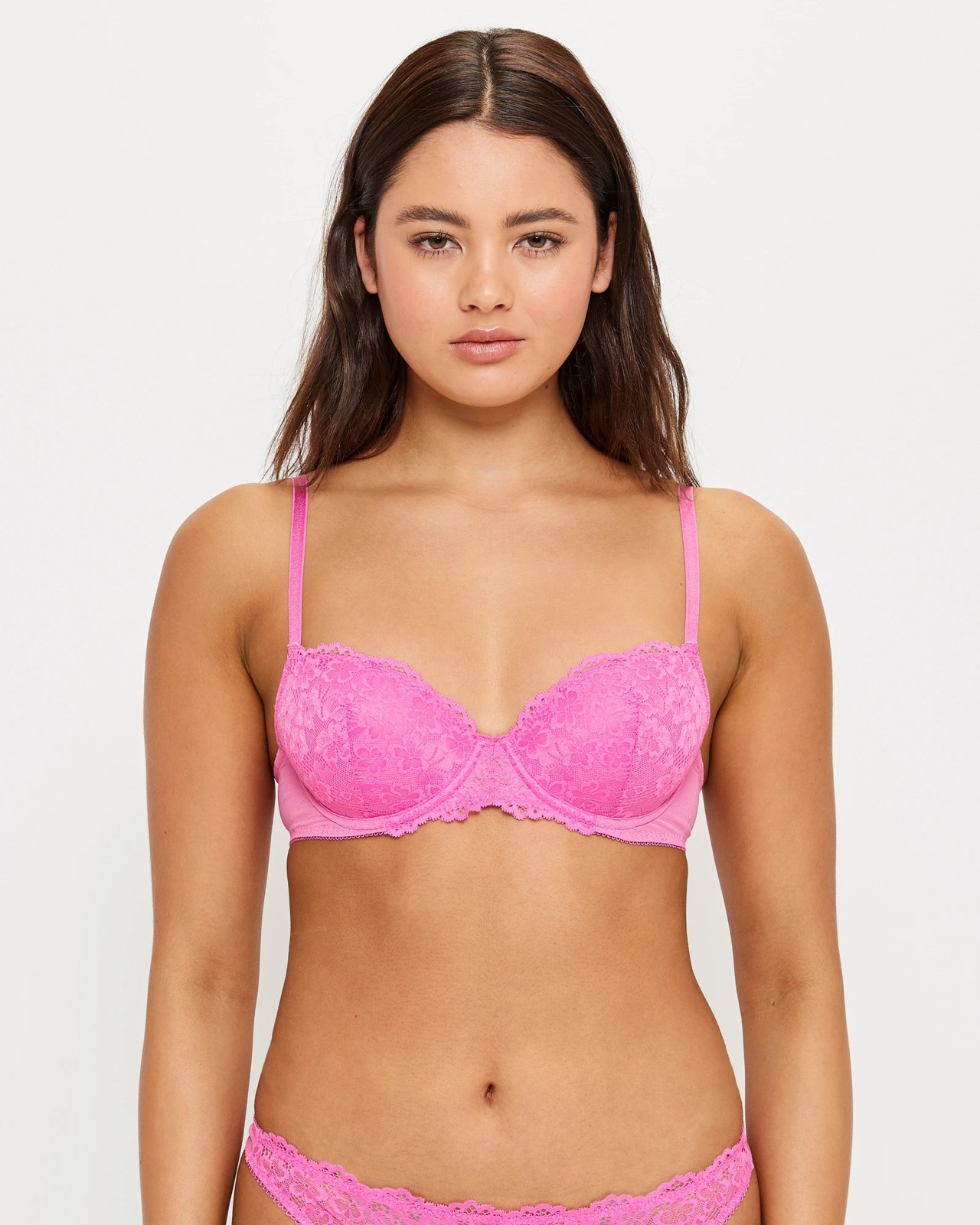 Lucy Lace Balconette Bra - Lily Loves