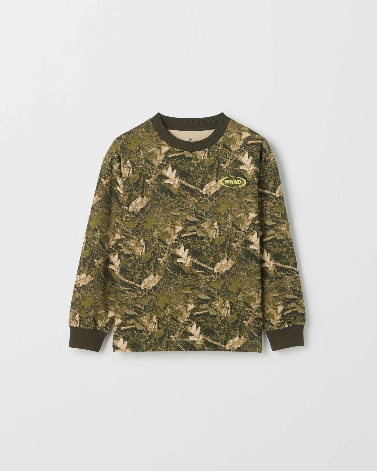 Australian Cotton Long Sleeve Heavyweight T-Shirt - Camo 5 of 5