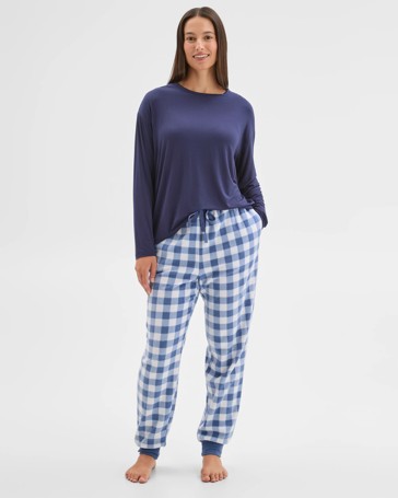 Fleece Sleep Pyjama Jogger Pants
