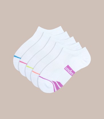 5 Pack Cushioned Sport No Show Socks - Underworks