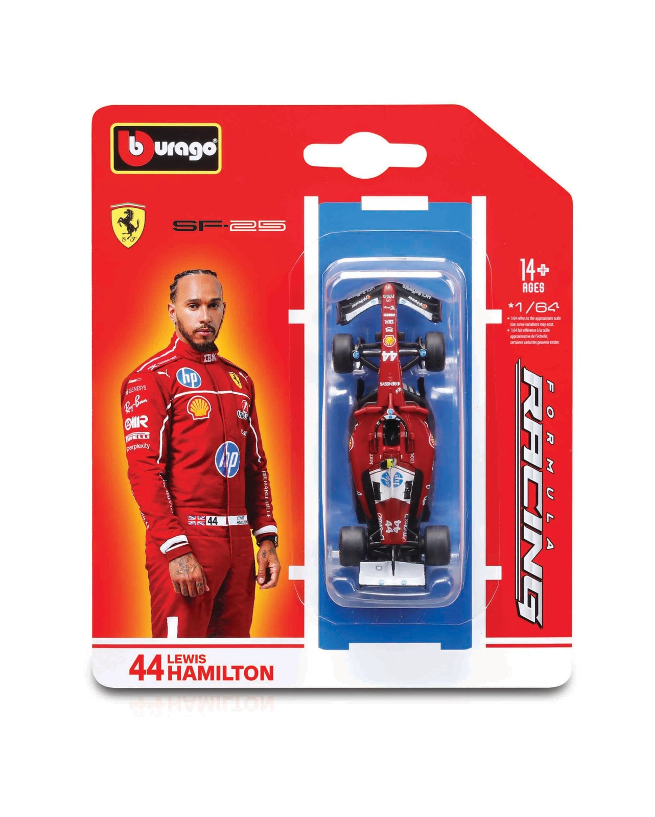 Die Cast 1:64 Formula 1 Car - Assorted 3 of 6