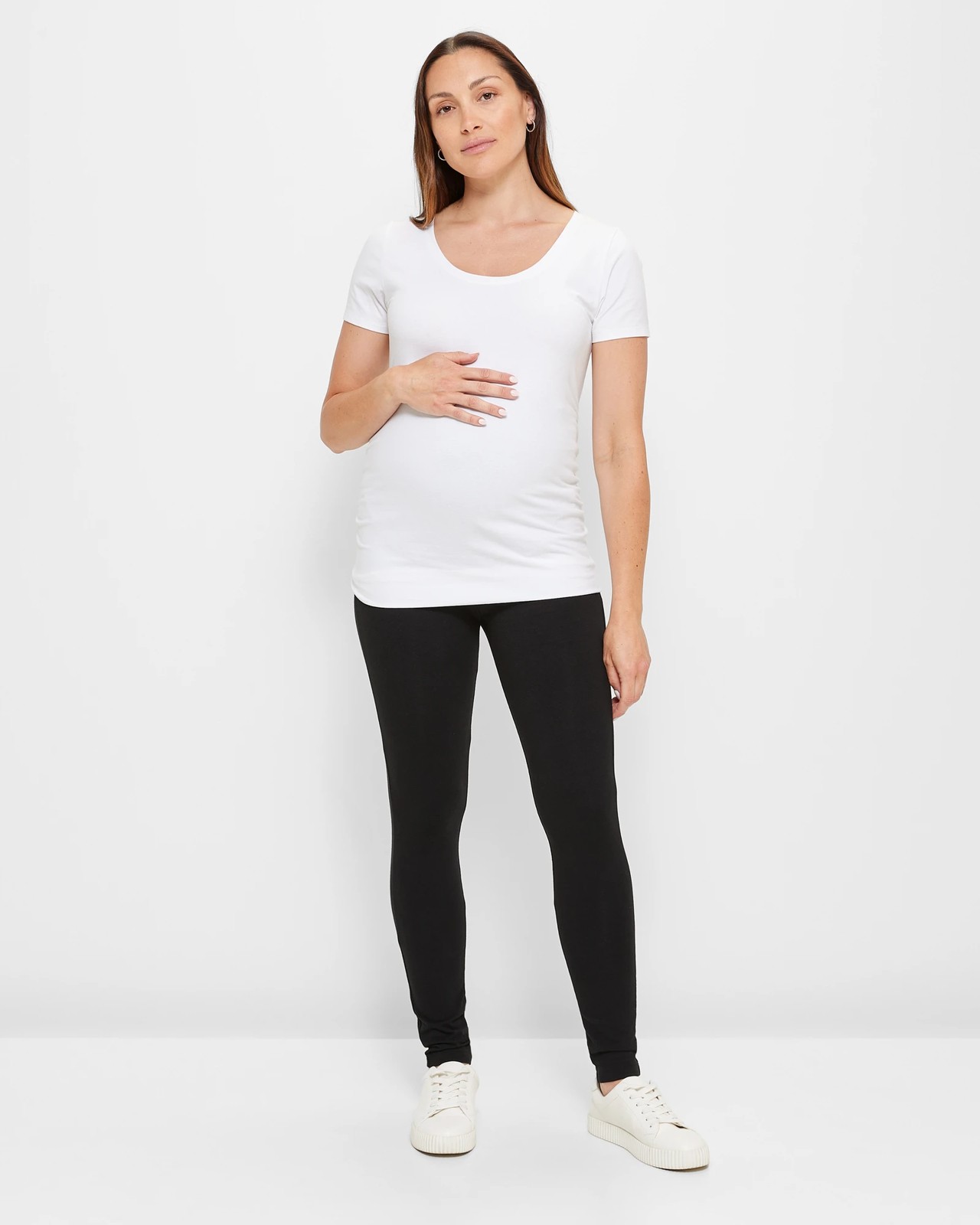 Maternity Organic Cotton 7/8 Leggings