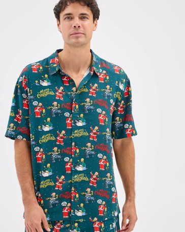 Licensed Simpsons Christmas Shirt