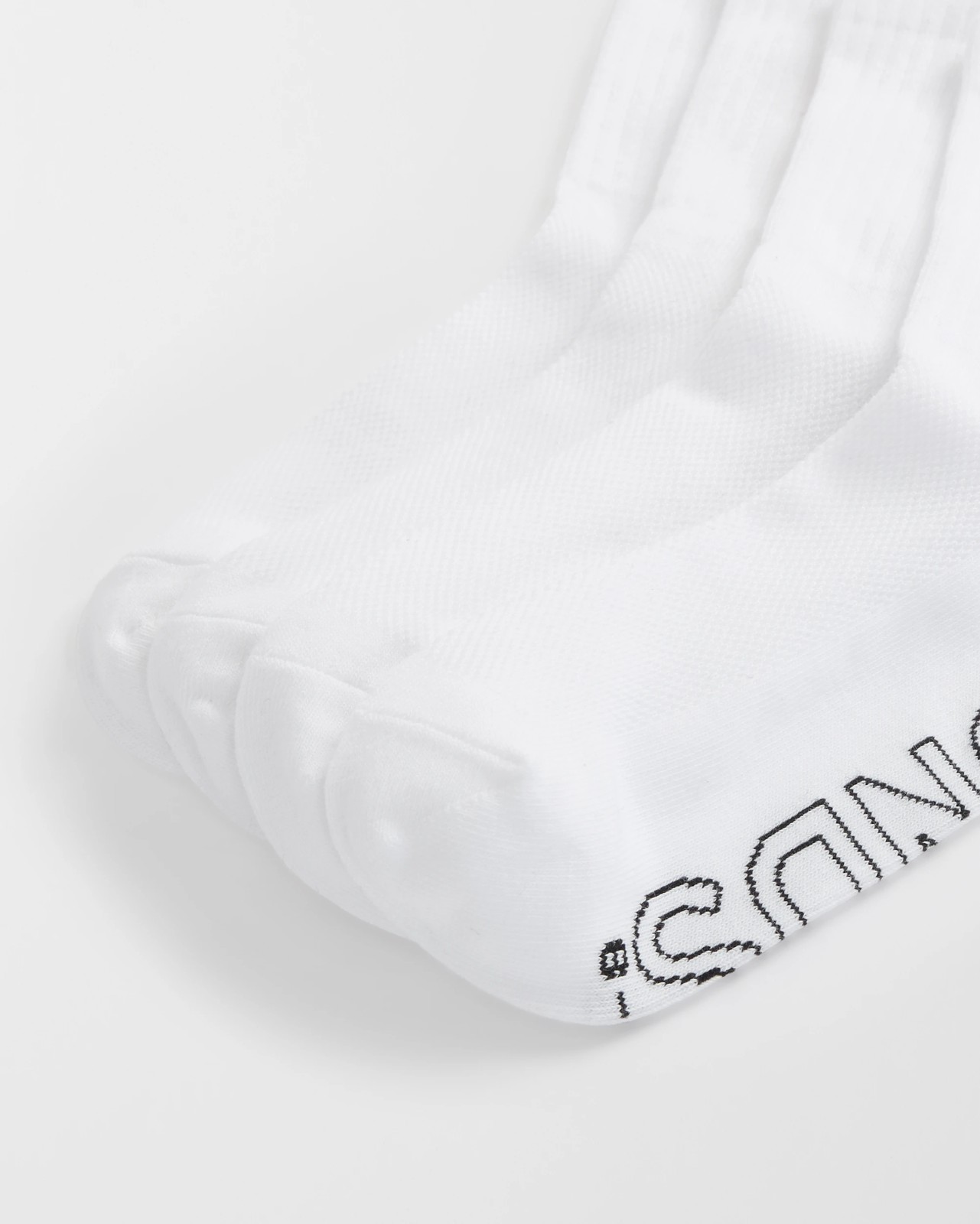 Logo Lightweight Crew Socks 4 Pack - Bonds - White 2 of 3