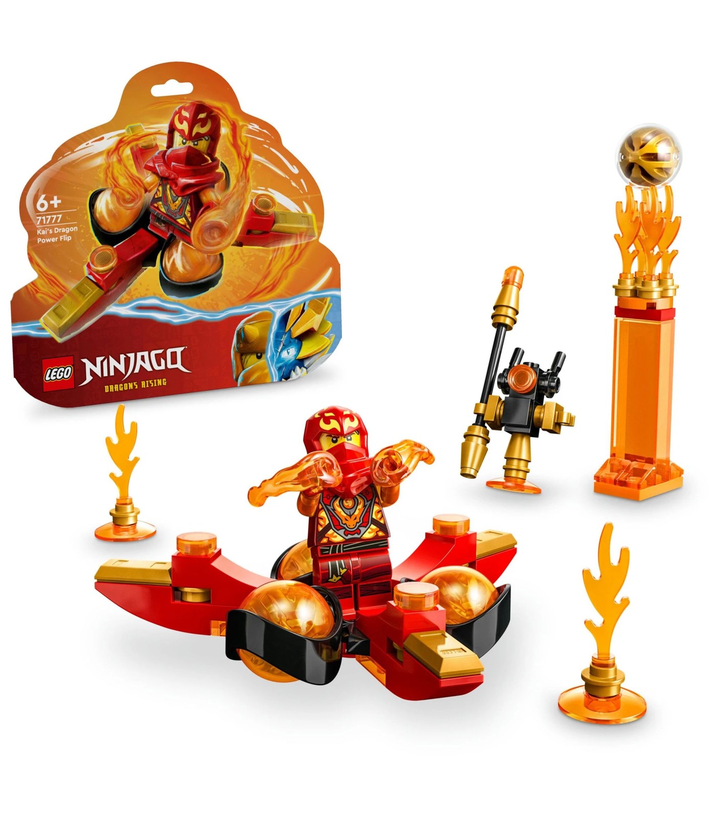 LEGO NINJAGO Kai s Dragon Power Spinjitzu Flip 71777 Target