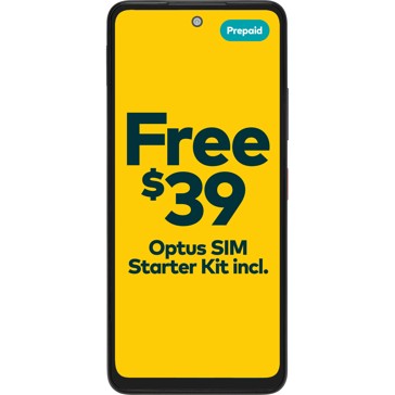 Optus X Tap 3 Smartphone - Black