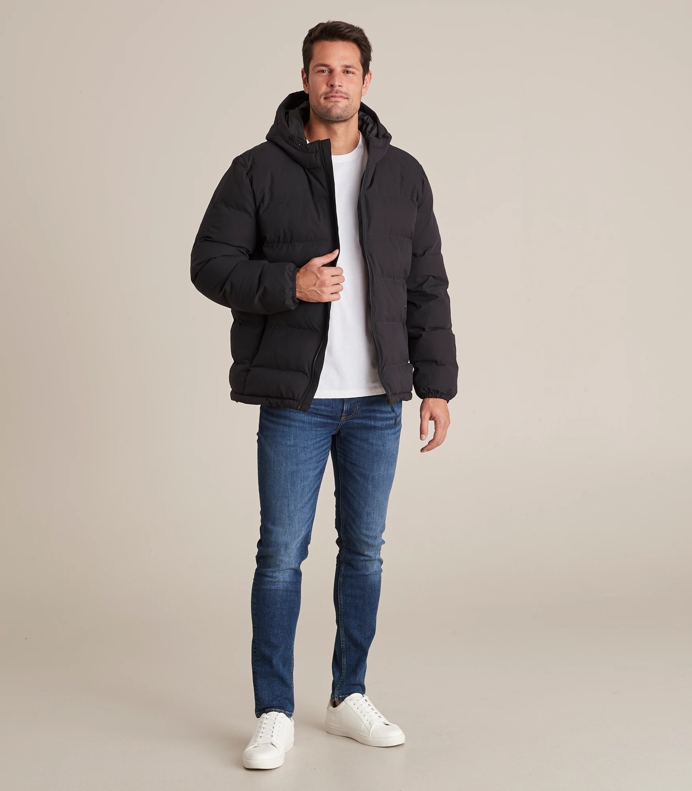 Mens puffer cheap jacket target