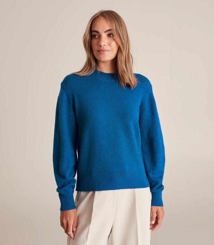 Preview Crew Neck Puff Sleeve Knit Jumper | Target Australia
