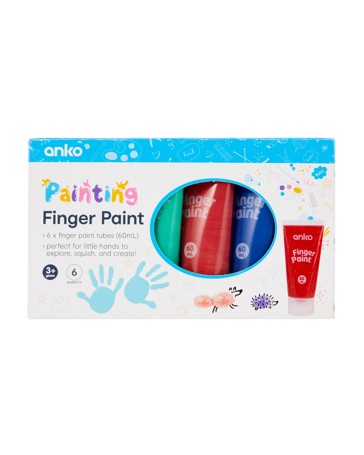 Anko 6 Pack Finger Paint