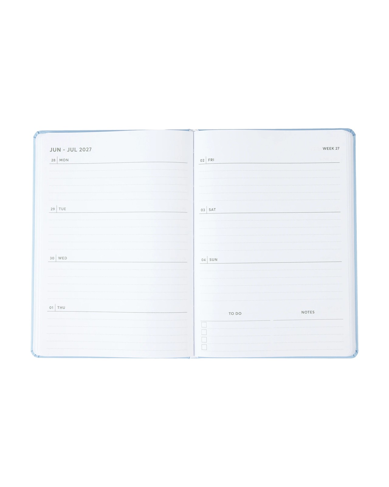 Anko 2027 Weekly Diary - Blue 2 of 6