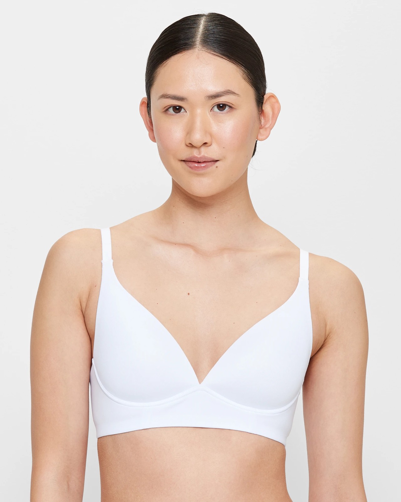 Soft Comfort Wirefree T-Shirt Bra - White