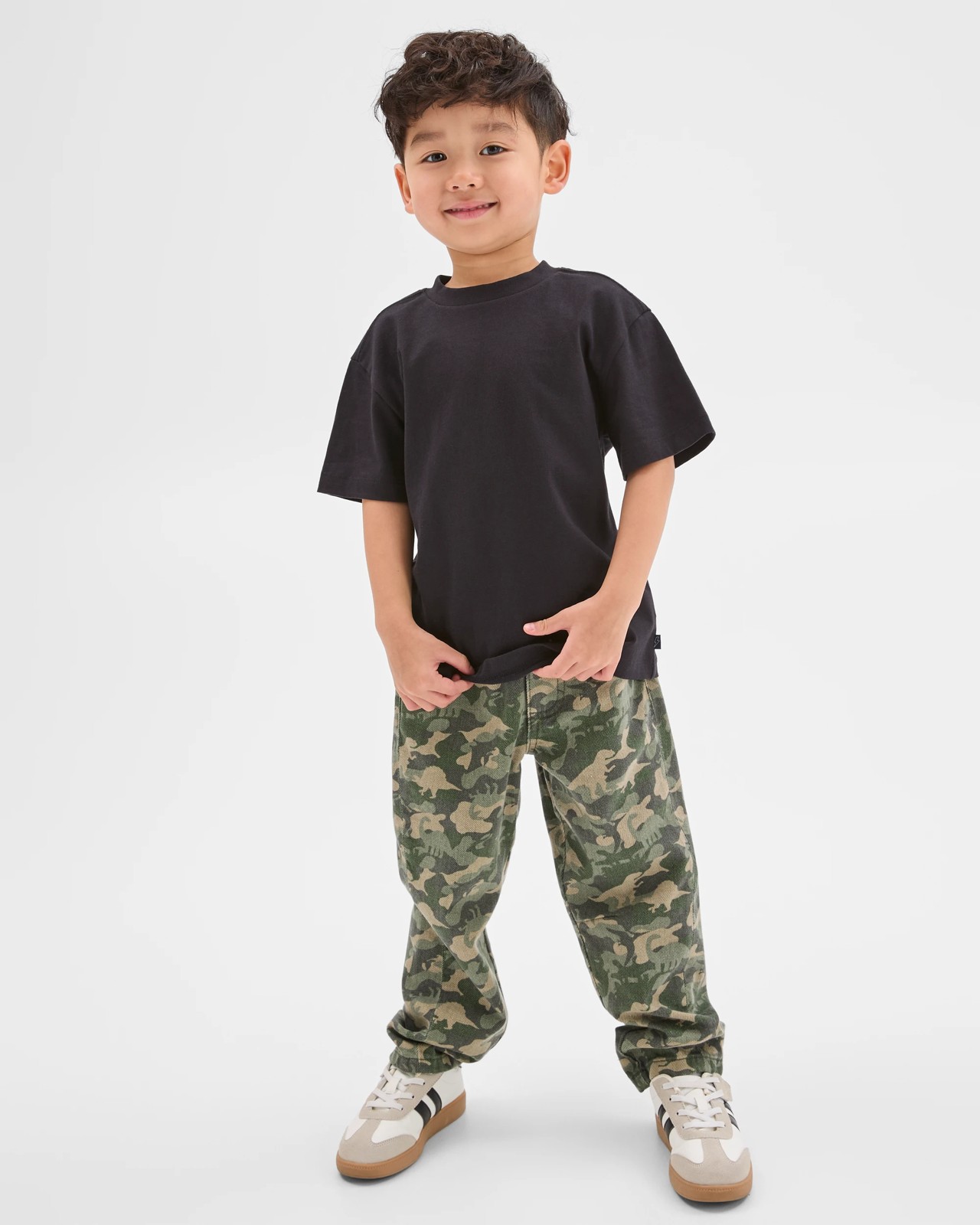 Straight Leg Denim Jeans - Camo 3 of 5