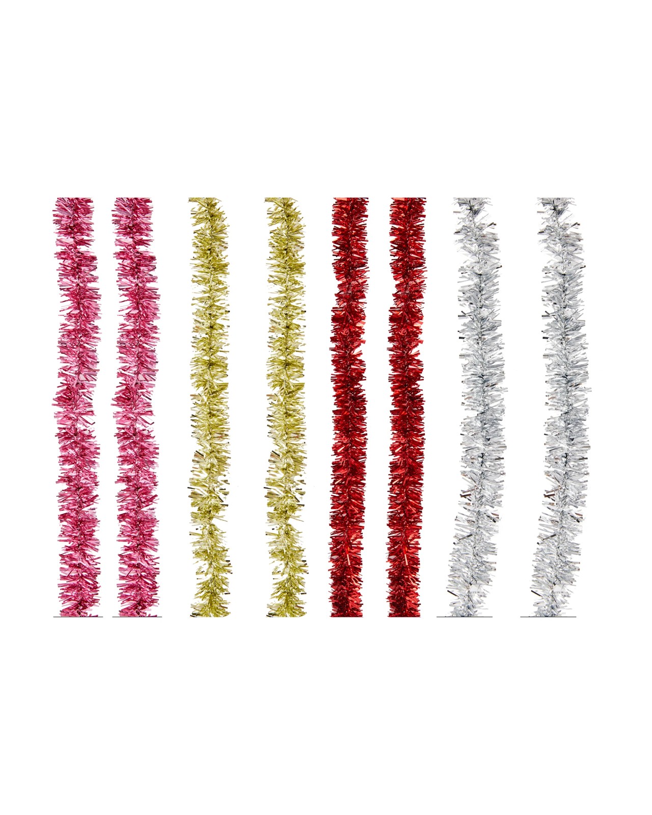 Anko 2.7m Mini Christmas Tinsel - Assorted 4 of 4
