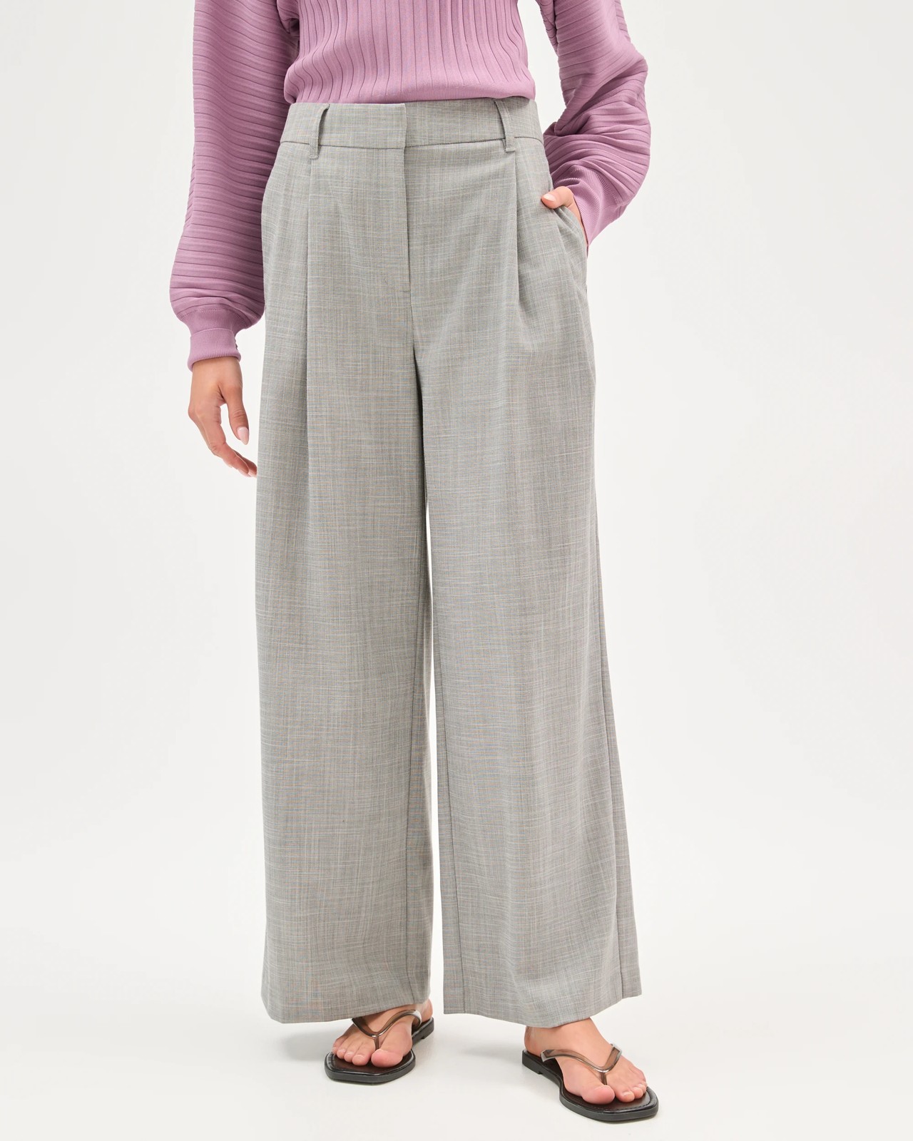 Petites Tailored Full Length Pants 5 of 5