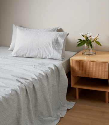 Stonewash Printed Sheet Set - Tilden Microstripe