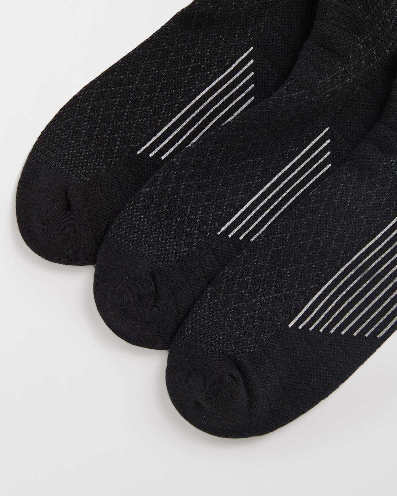Maxx Australian Cotton Blend 3 Pack Performance Low Cut Socks - Black 2 of 3