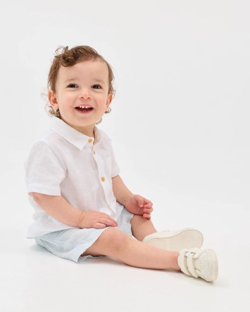 Baby European Linen Shorts