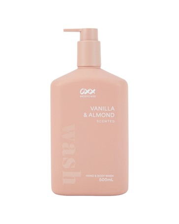 OXX Bodycare Hand and Body Wash 500ml - Vanilla and Almond Scented