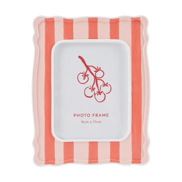 Stripe Frame 3.5in. x 4.3in., Pink - Anko