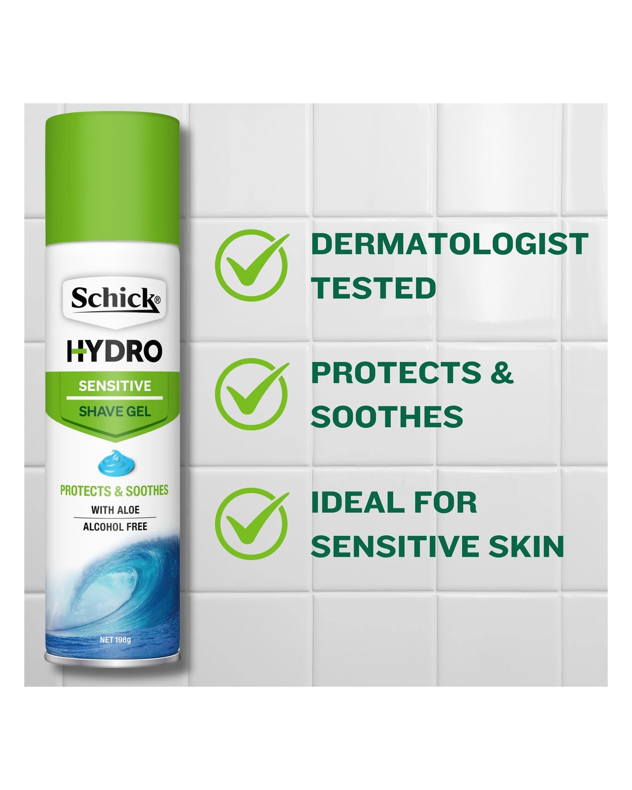 Schick Hydro Skin Sensitive Shave Gel 198g 5 of 6