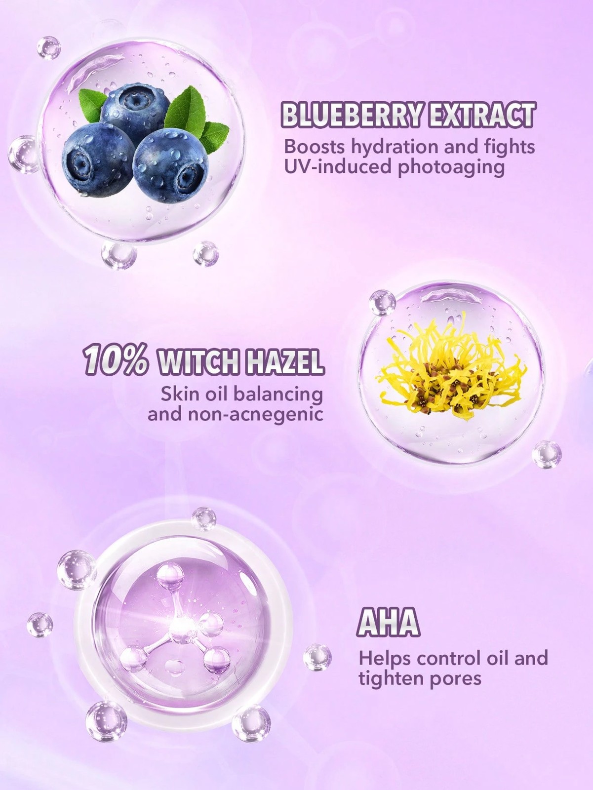 SHEGLAM Good Grip Hydrating Primer - Blueberry + AHA 3 of 6