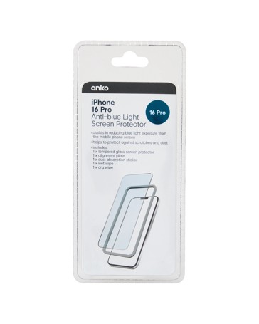 Anko iPhone 16 Pro Anti-Blue Light Screen Protector