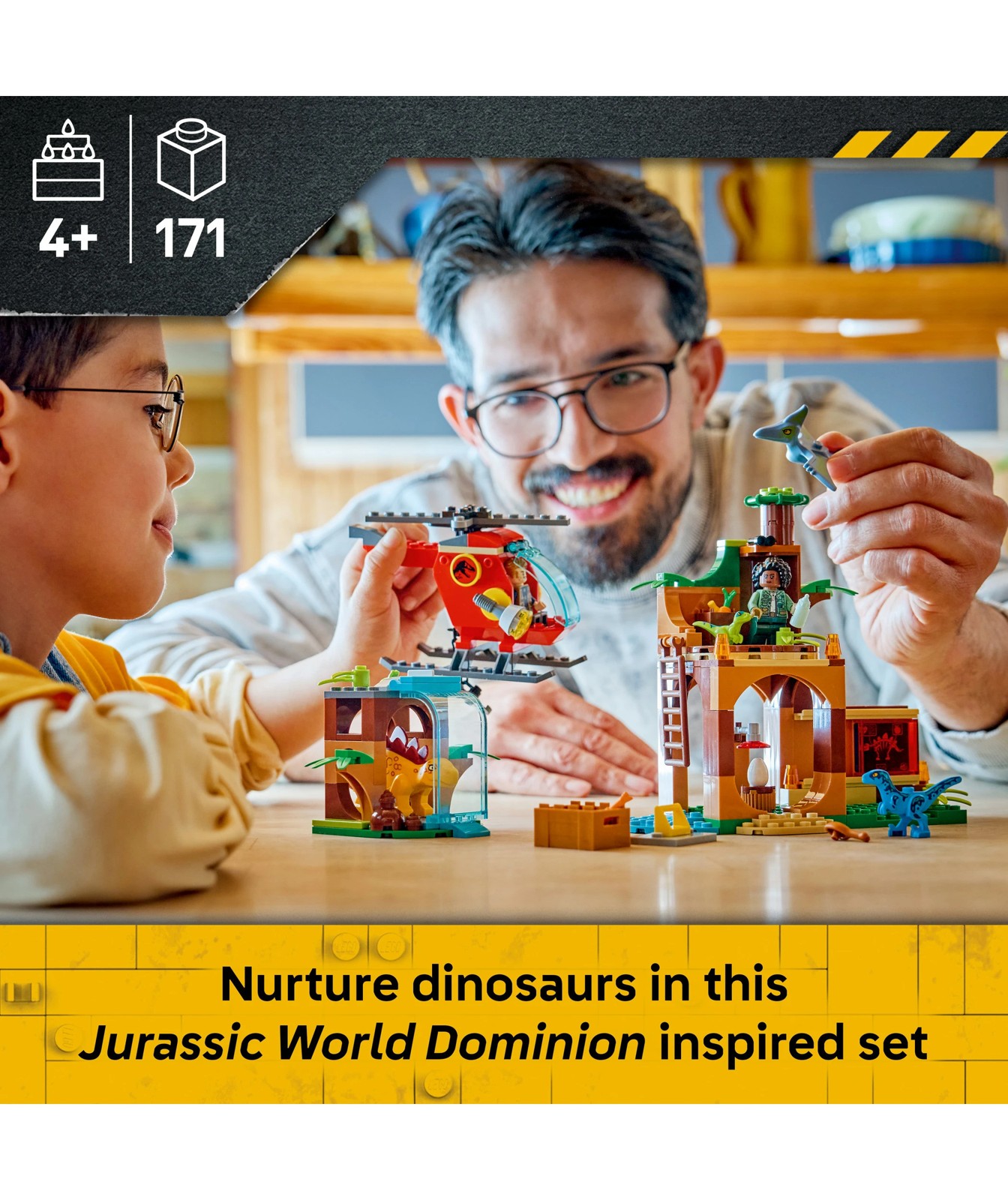 LEGO® Jurassic World Velociraptor, Stegosaurus & Pteranodon Rescue 77981 2 of 5