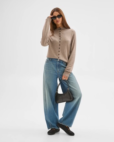 Lily Loves High Neck Cardigan