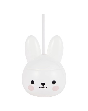 Anko Bunny Novelty Cup with Straw