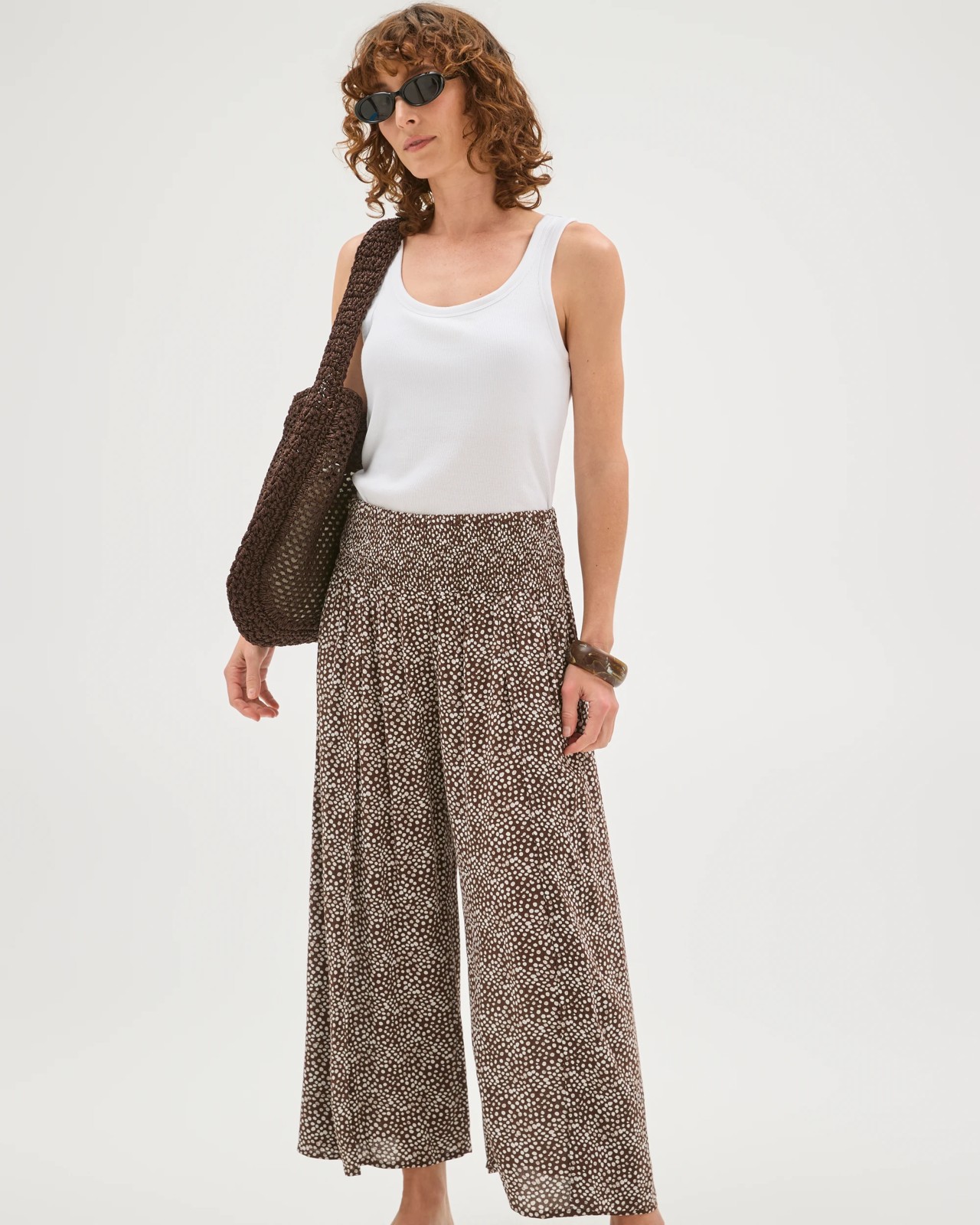 Resort Split Pants - Spot Print 2 of 5