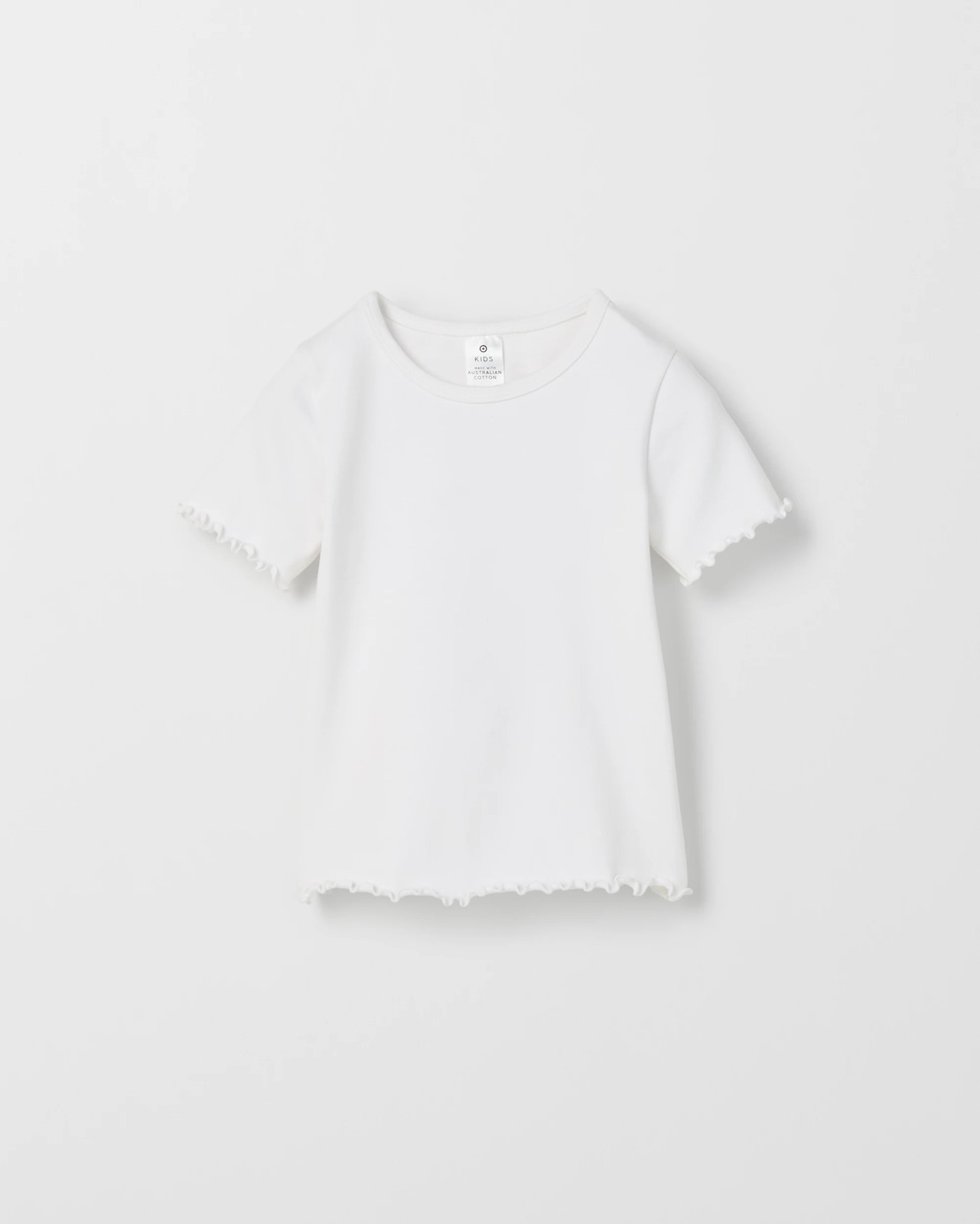Australian Cotton Essential T-Shirt - Solid White 5 of 6