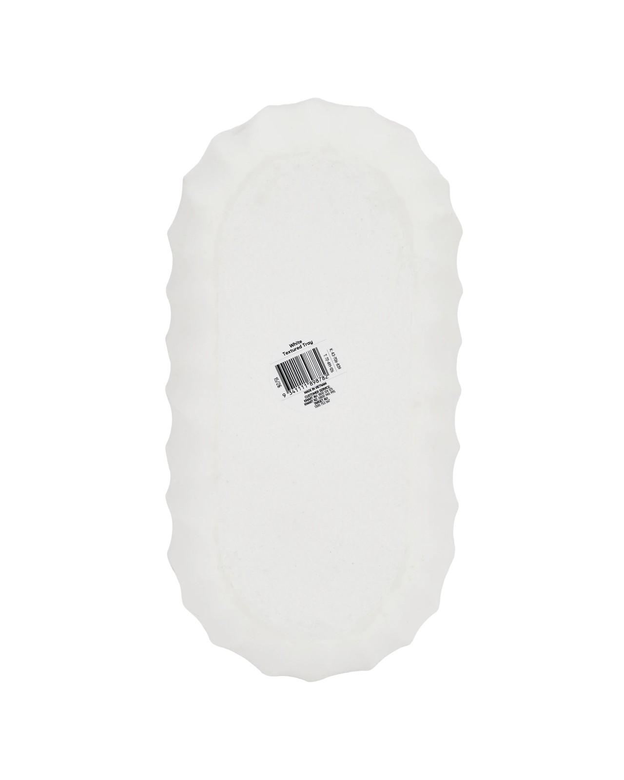 Anko White Textured Tray 4 of 4