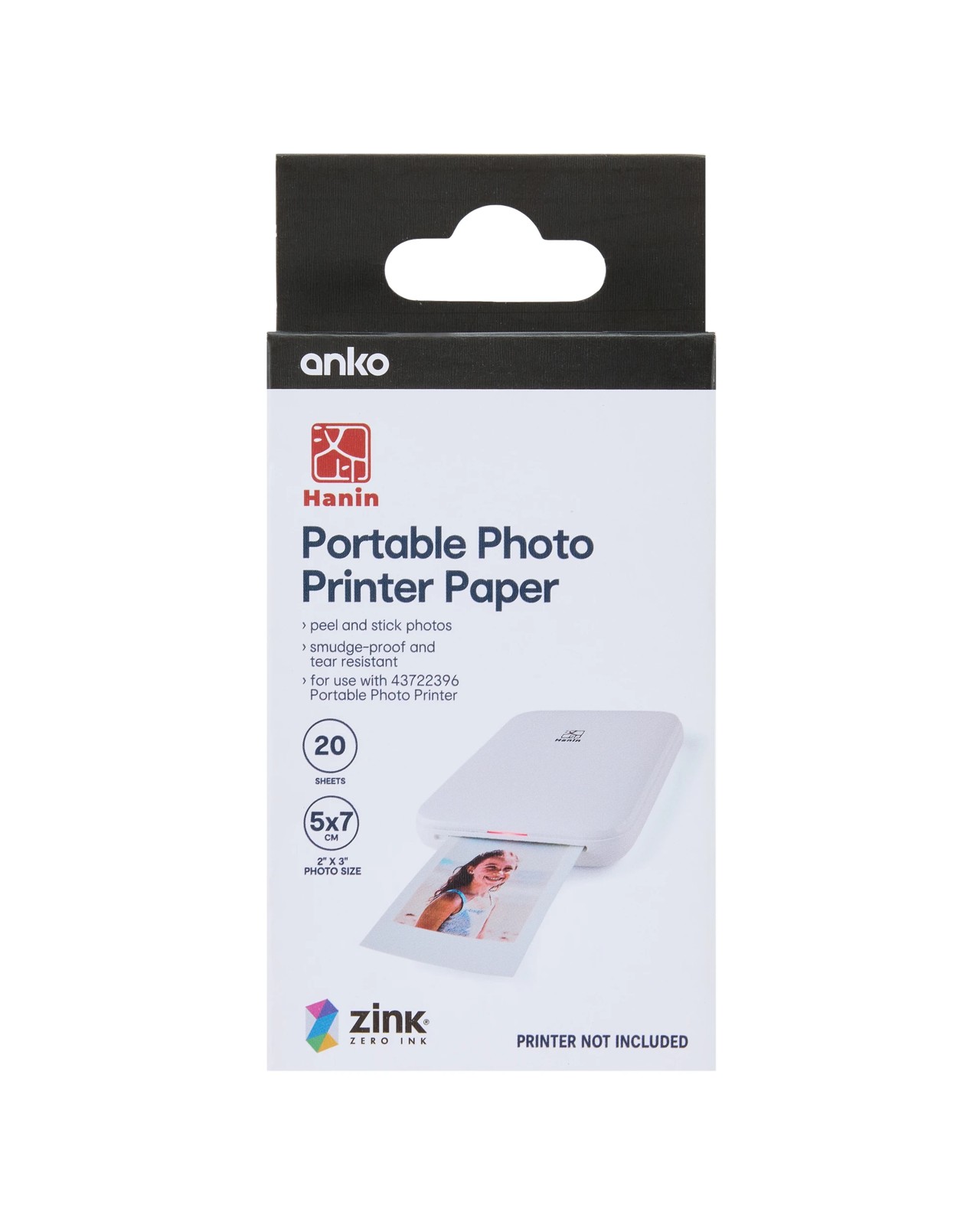 Anko 20 Pack Printer Paper - For Anko Portable Photo Printer 5 of 6