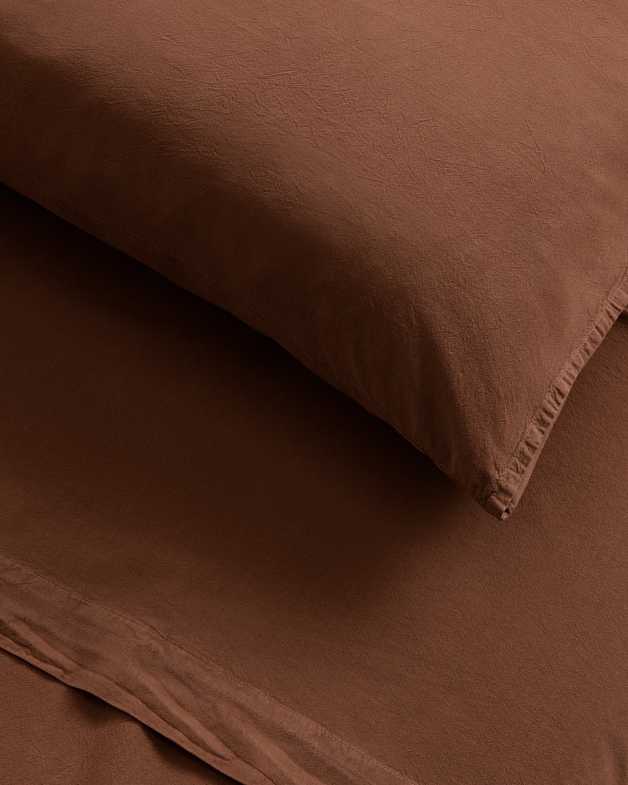 Arlo Cotton Stonewash Sheet Set - Tiramisu 3 of 3