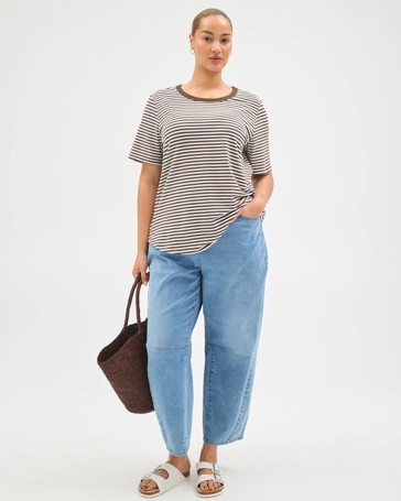 Plus Size Australian Cotton Crew Neck T-Shirt