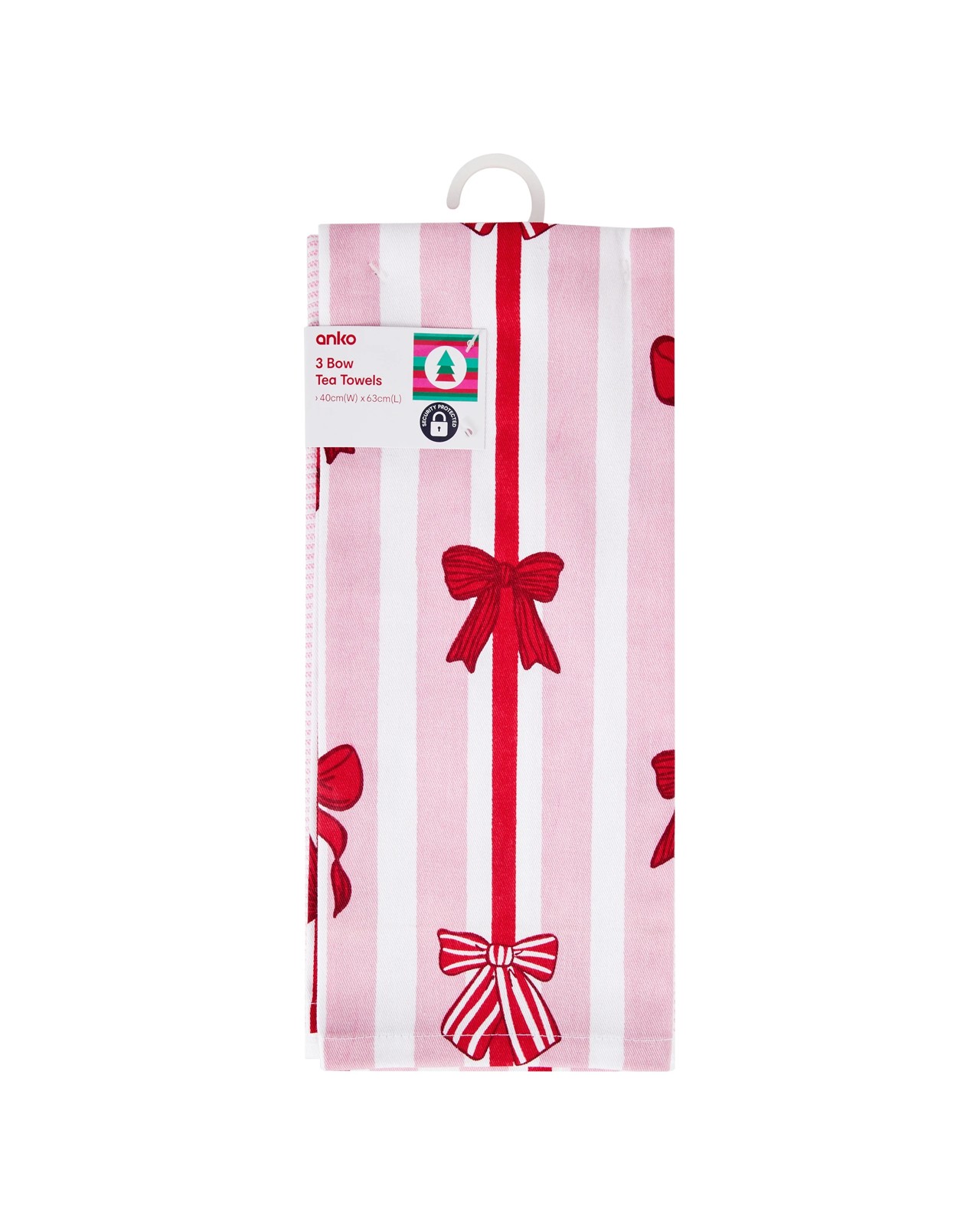 Anko 3 Pack Bow Tea Towels 6 of 6