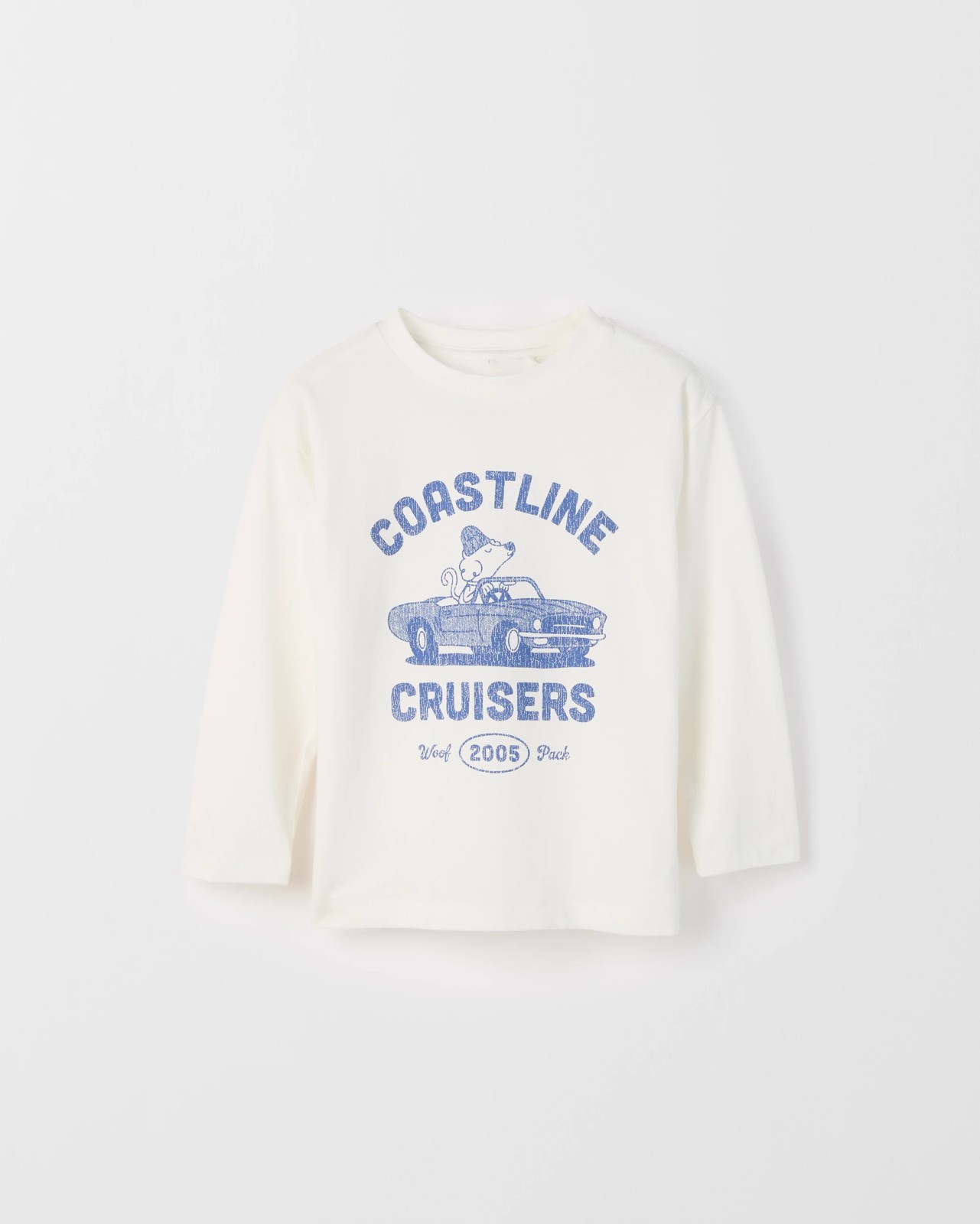 Australian Cotton Long Sleeve T-Shirt - Cloud Dancer 5 of 5