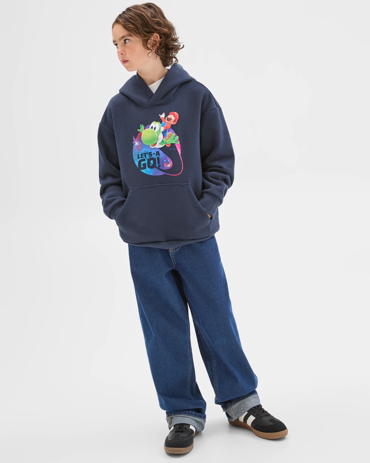 Super Mario Australian Cotton Blend Popover Sweat Top 2 of 5