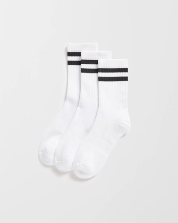 Sport Crew Socks 3 Pack
