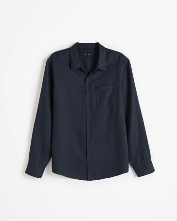 European Linen Long Sleeve Shirt